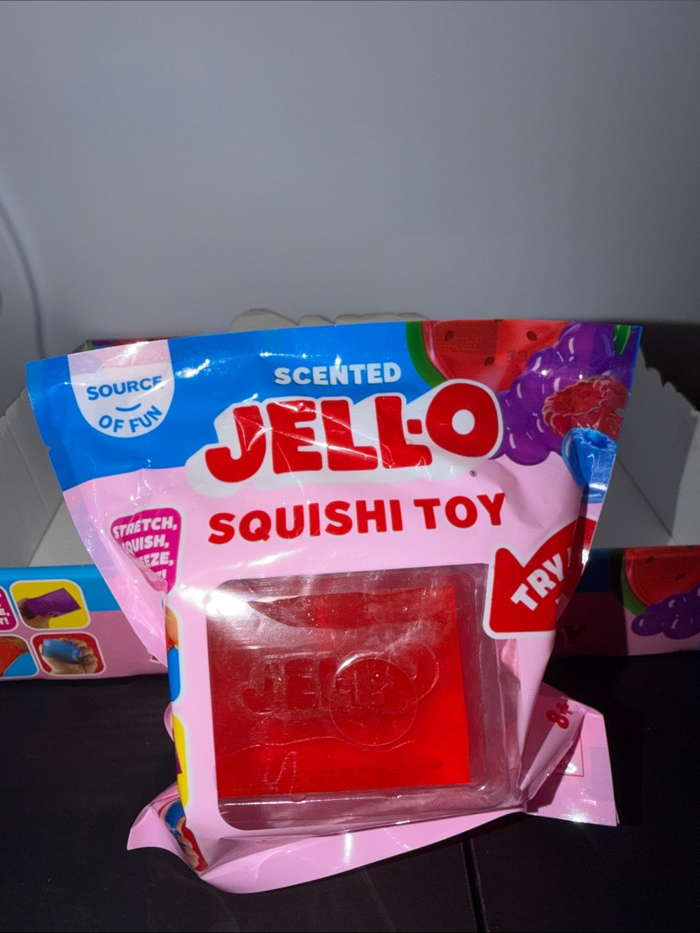 JELL-O Scented Squishy Toy ❤️🍓